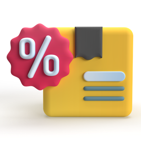 Delivery Discount  3D Icon