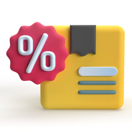 Delivery Discount  3D Icon