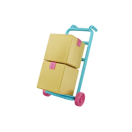 Delivery Dolly  3D Illustration