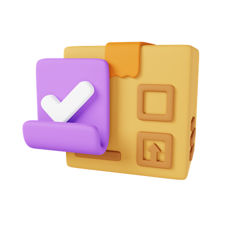 Delivery Done  3D Icon