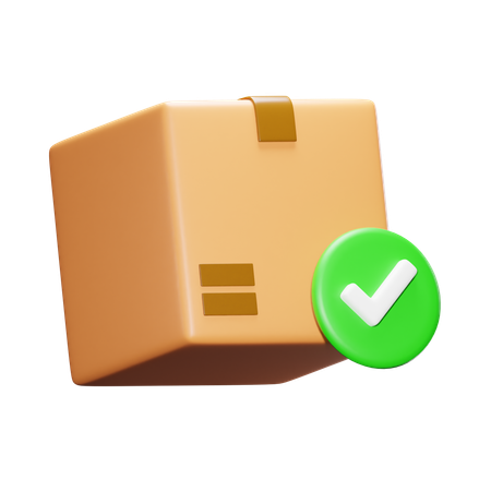 Delivery Done  3D Icon