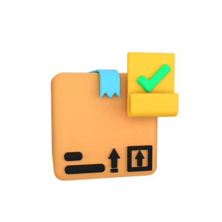 Delivery Done  3D Icon