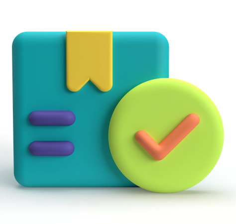 Delivery Done  3D Icon