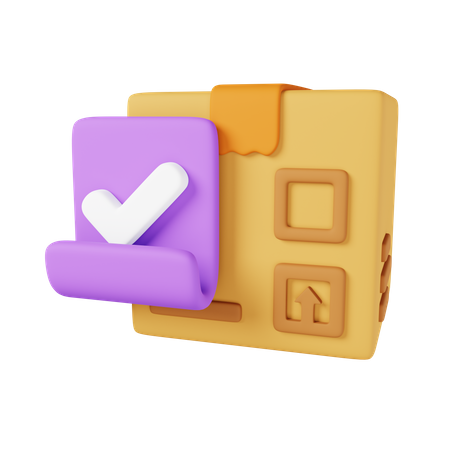 Delivery Done 3D Icon