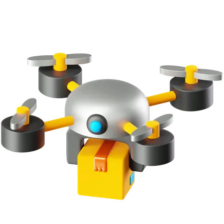 Delivery Drone  3D Icon