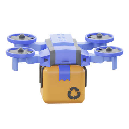 Delivery Drone  3D Icon