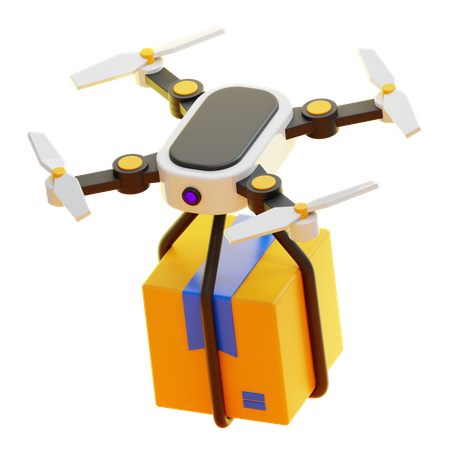 Delivery Drone  3D Icon