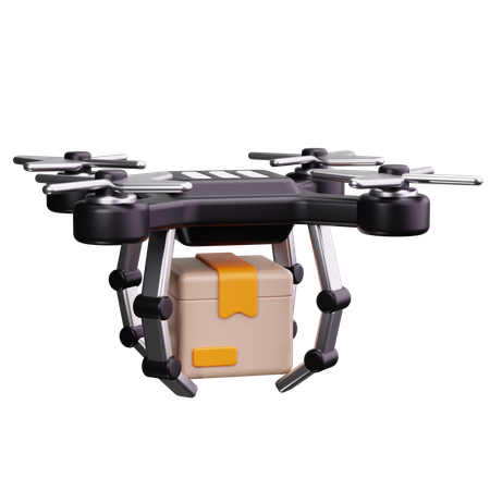 Delivery Drone  3D Icon