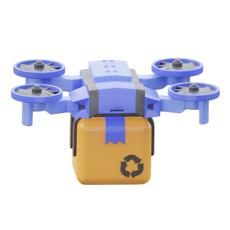 Delivery Drone  3D Icon