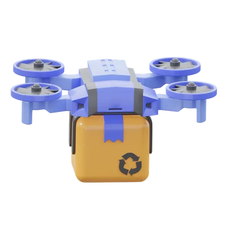 Delivery Drone  3D Icon