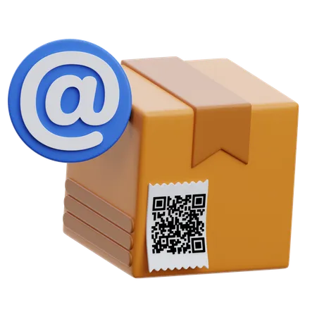 Delivery Email Address  3D Icon