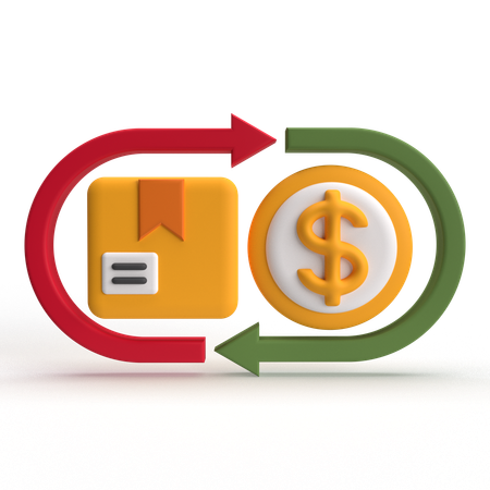 Delivery Exchange  3D Icon