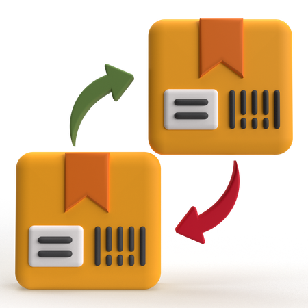 Delivery Exchange  3D Icon