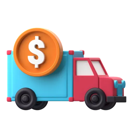 Delivery Fee  3D Icon