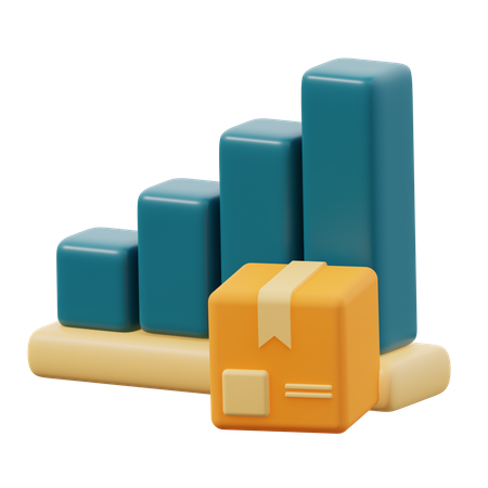 Delivery Growth  3D Icon