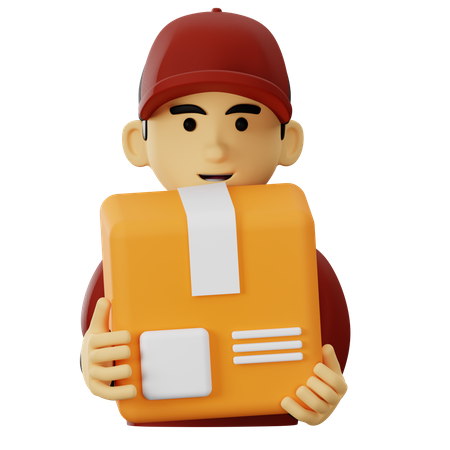 Delivery Guy  3D Icon