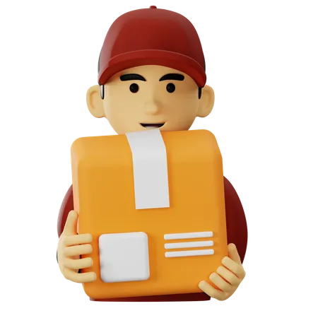 Delivery Guy  3D Icon