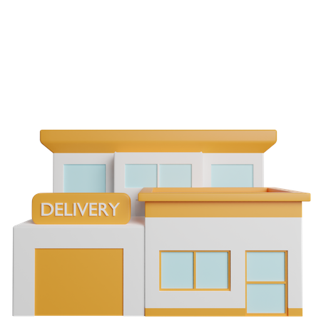 Delivery Home  3D Illustration