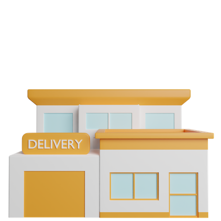 Delivery Home 3D Illustration