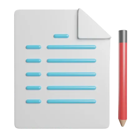 Delivery Invoice  3D Icon