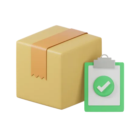 Delivery List  3D Icon