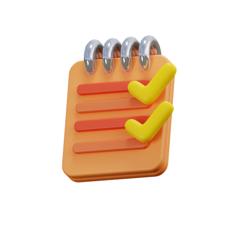 Delivery List  3D Icon