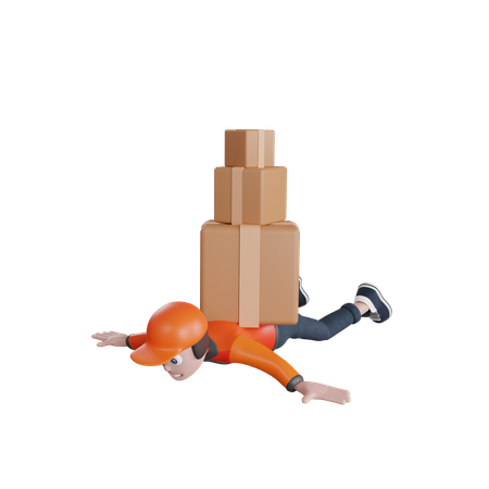 Delivery Load 3D Illustration