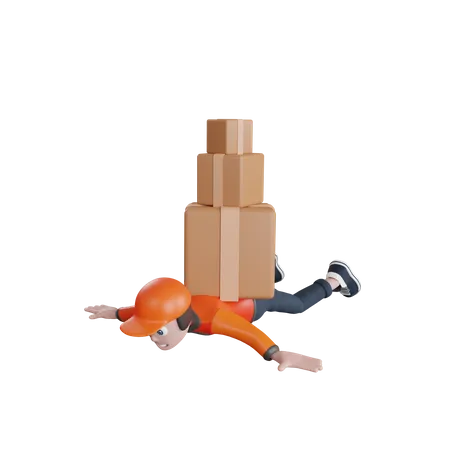 Delivery Load  3D Illustration