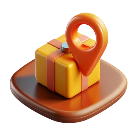 Delivery location  3D Icon