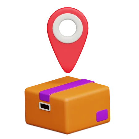 Delivery location  3D Icon