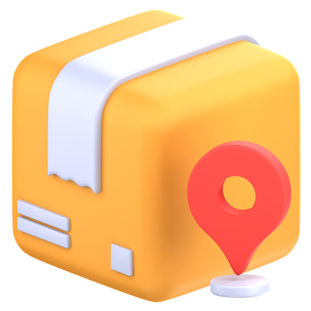 Delivery location  3D Icon