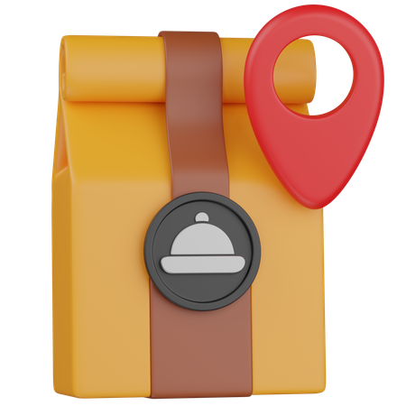 配達場所  3D Icon