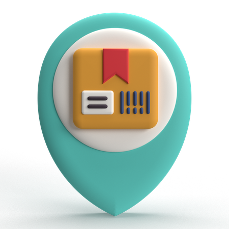 Delivery Location  3D Icon