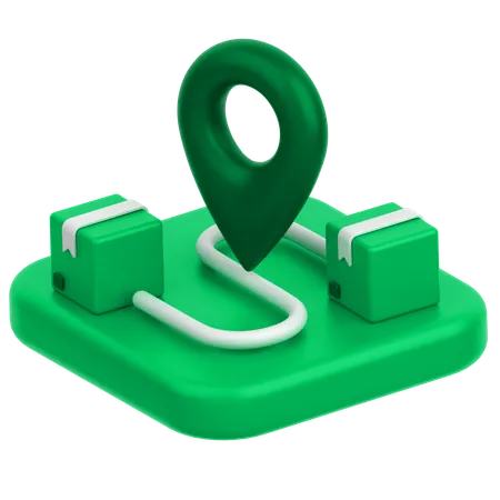 Delivery Location  3D Icon