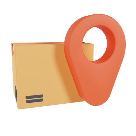 Delivery Location  3D Icon