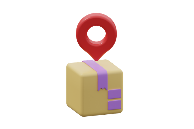 Delivery Location  3D Icon