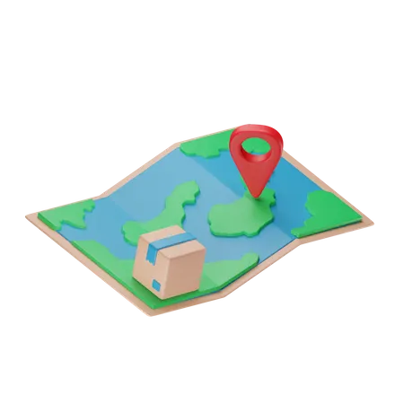 Delivery Location  3D Icon