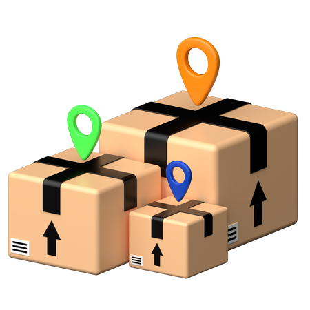 Delivery Location  3D Icon