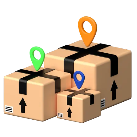 Delivery Location  3D Icon