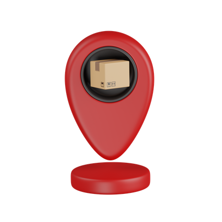 DELIVERY LOCATION  3D Icon