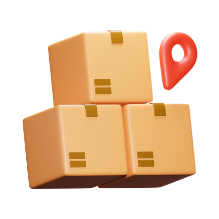 Delivery Location  3D Icon