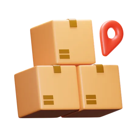 Delivery Location  3D Icon