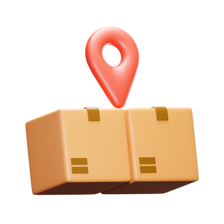 Delivery Location  3D Icon