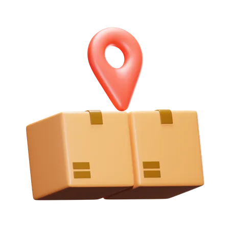 Delivery Location  3D Icon