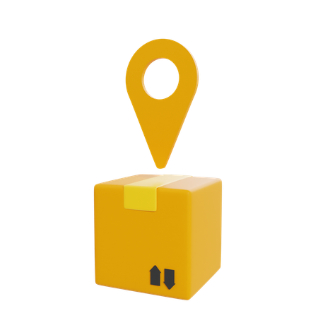 Delivery Location  3D Icon