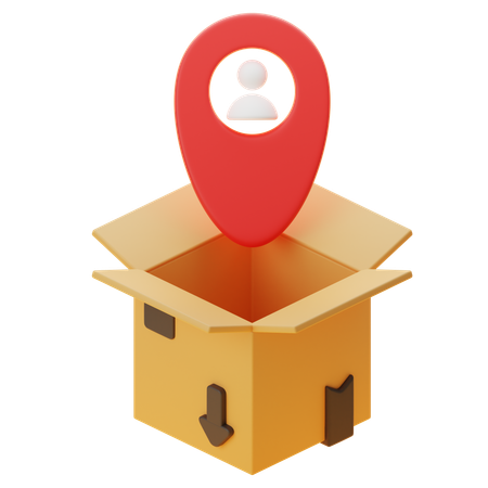 DELIVERY LOCATION  3D Icon