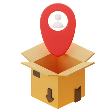 DELIVERY LOCATION  3D Icon