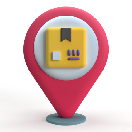 Delivery Location  3D Icon
