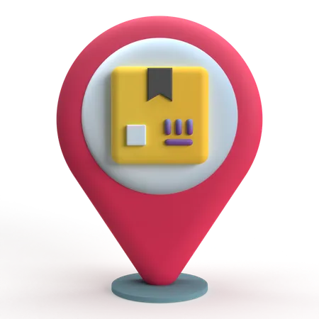 Delivery Location  3D Icon