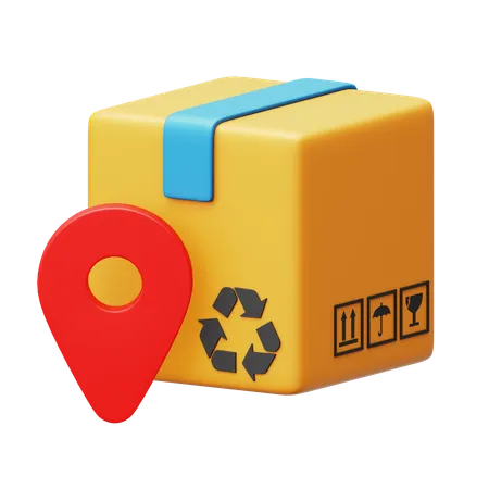 Delivery Location  3D Icon